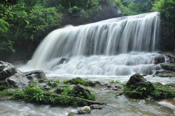 As belas cataratas de Hueque, na Sierra de San Luis, região de Coro, no noroeste da Venezuela